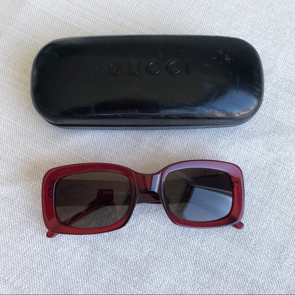 gucci vintage square frame sunglasses